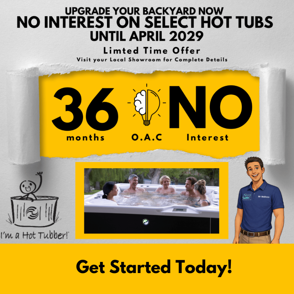 Hot tub financing end april